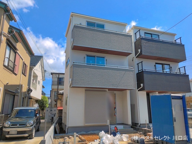 埼玉県蕨市中央７丁目の新築戸建て外構写真 2026年4月15日撮影