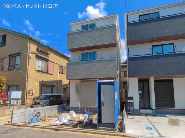 埼玉県蕨市中央７丁目の新築戸建て外構写真 2026年4月15日撮影