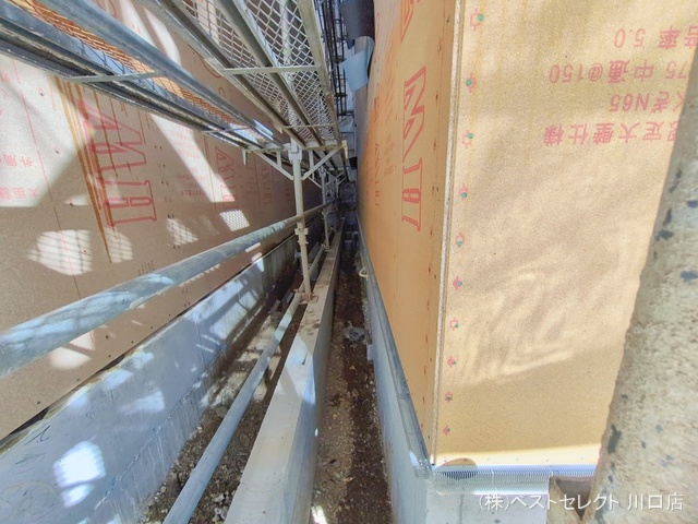 埼玉県蕨市中央７丁目の新築戸建て上棟写真 2026年2月8日撮影