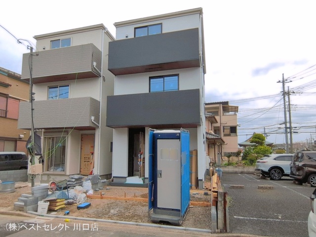 埼玉県蕨市中央７丁目の新築戸建て外構写真 2026年3月30日撮影