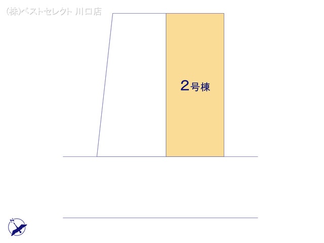 埼玉県蕨市中央７丁目の新築戸建て全体区画図 ※図面と異なる場合は現況を優先