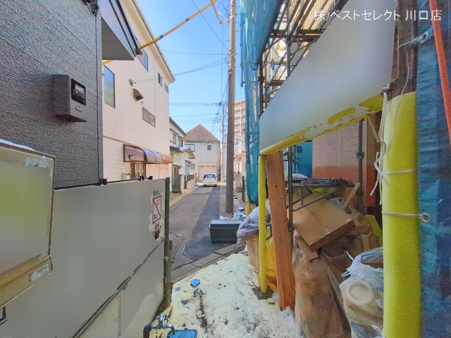 埼玉県戸田市喜沢南２丁目の新築戸建て上棟写真 2026年2月8日撮影