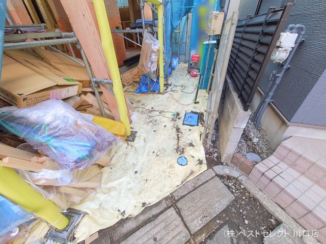 埼玉県戸田市喜沢南２丁目の新築戸建て上棟写真 2026年2月8日撮影