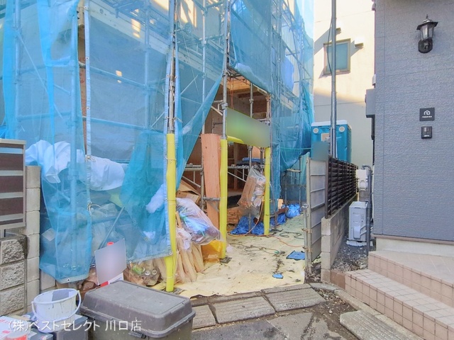 埼玉県戸田市喜沢南２丁目の新築戸建て上棟写真 2026年2月8日撮影