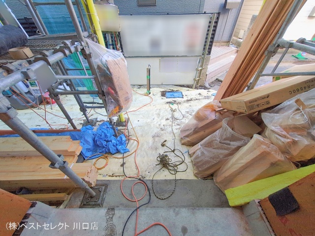 埼玉県戸田市喜沢南２丁目の新築戸建て上棟写真 2026年2月8日撮影