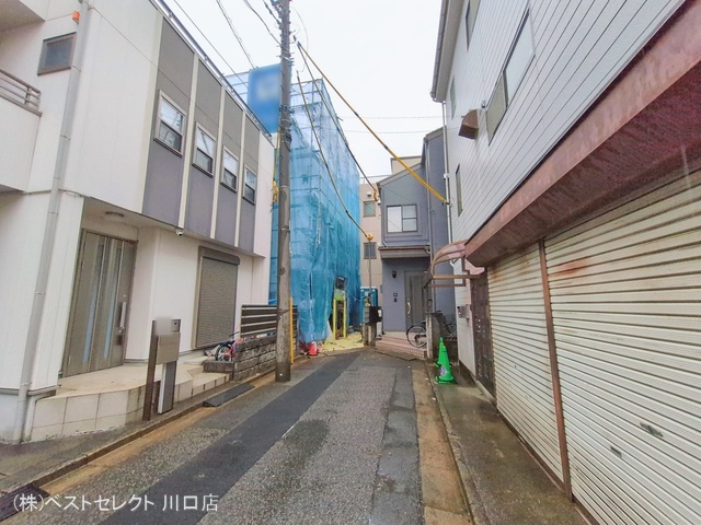 埼玉県戸田市喜沢南２丁目の新築戸建てシート写真 2026年2月24日撮影