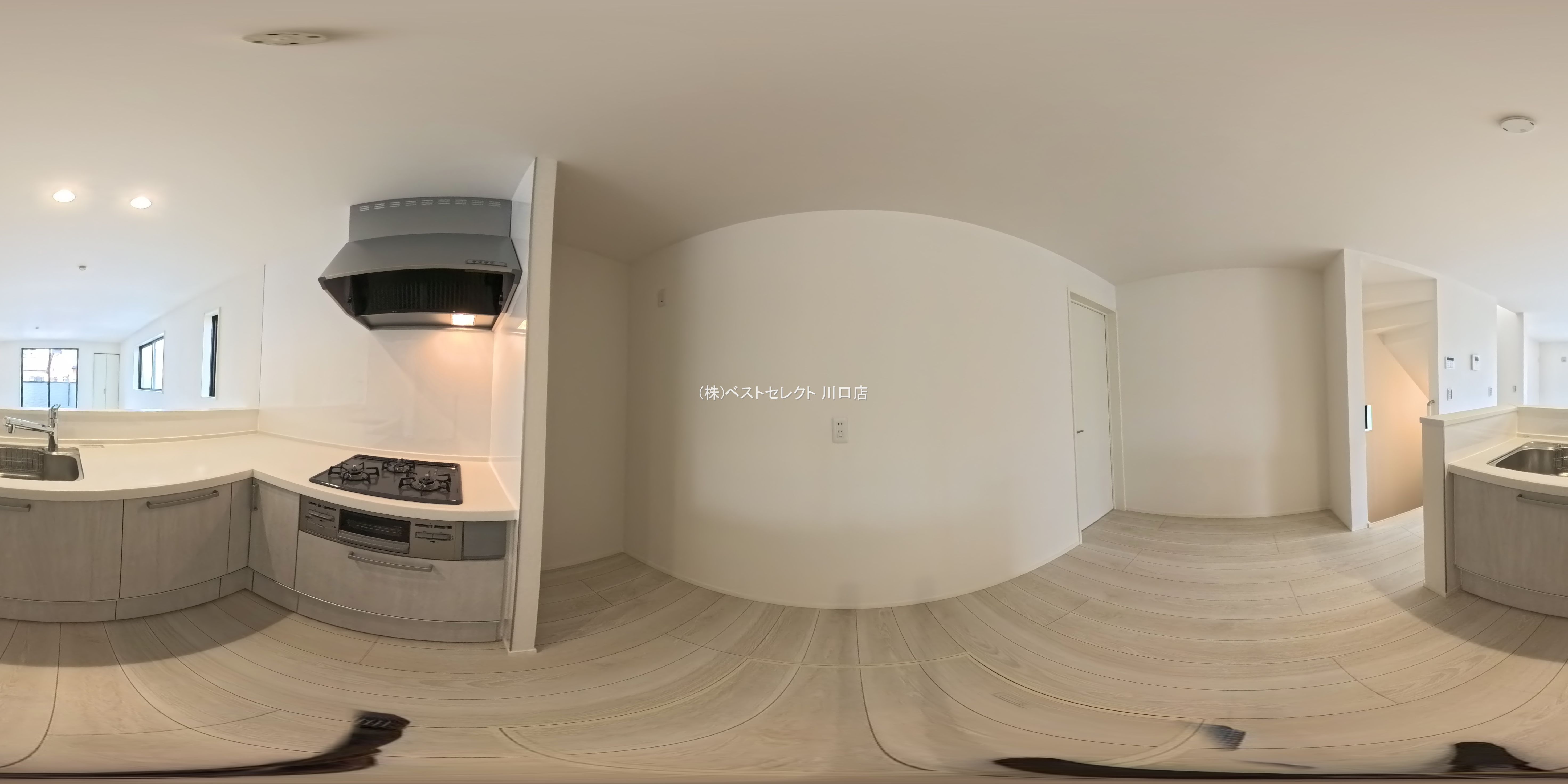 埼玉県川口市末広１丁目の新築戸建てパノラマ（キッチン）写真 2026年4月12日撮影