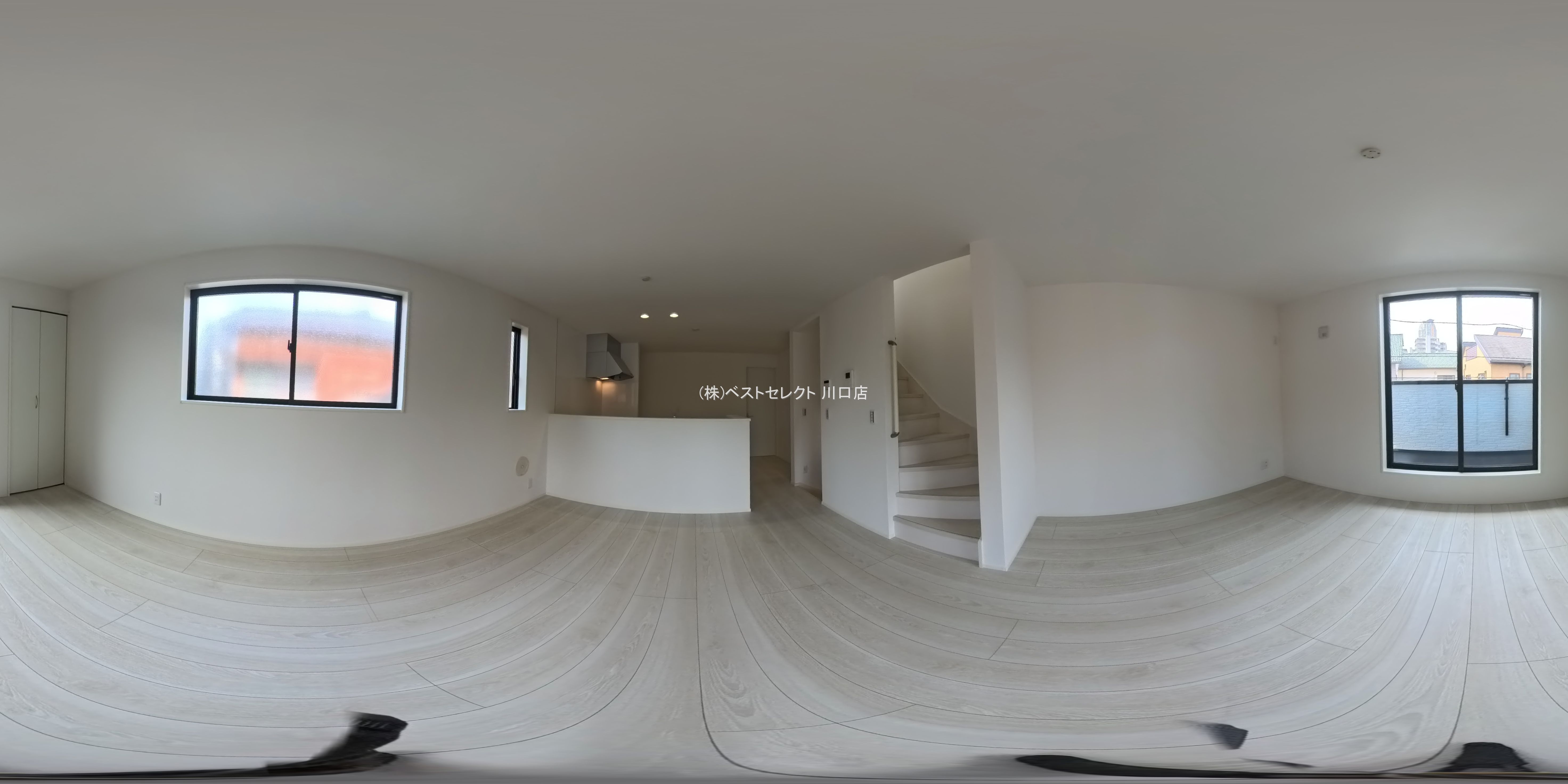 埼玉県川口市末広１丁目の新築戸建てパノラマ（リビング）写真 2026年4月12日撮影