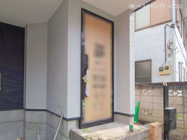 埼玉県川口市末広１丁目の新築戸建て外構写真 2026年2月26日撮影