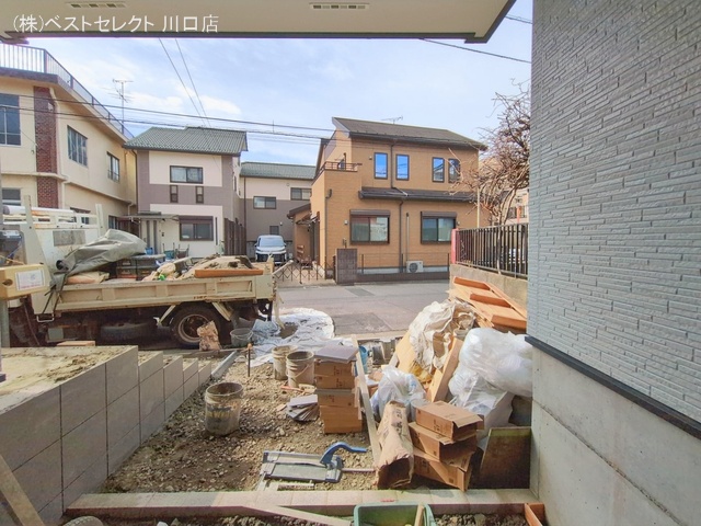 埼玉県川口市末広１丁目の新築戸建て外構写真 2026年2月26日撮影