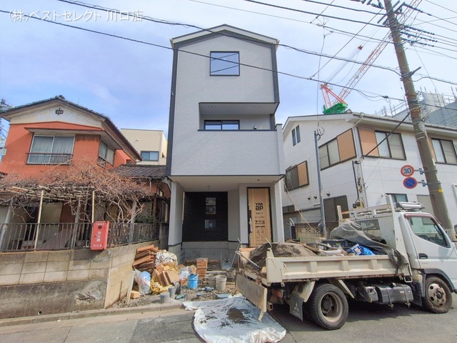 埼玉県川口市末広１丁目の新築戸建て外構写真 2026年2月26日撮影