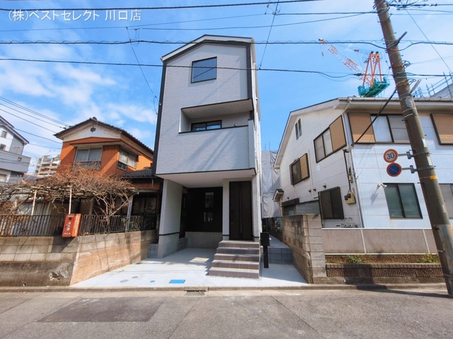 埼玉県川口市末広１丁目の新築戸建て完成写真 2026年3月17日撮影