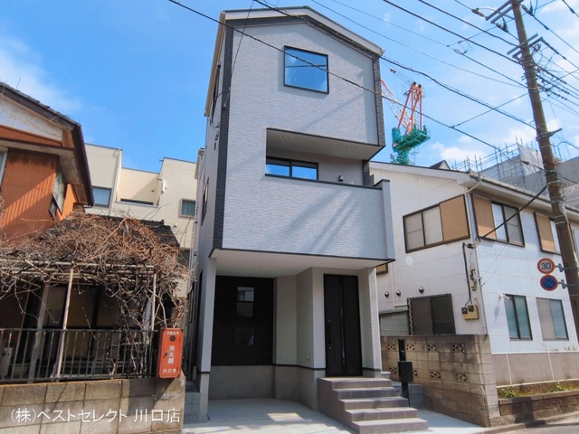 埼玉県川口市末広１丁目の新築戸建て完成写真 2026年3月17日撮影
