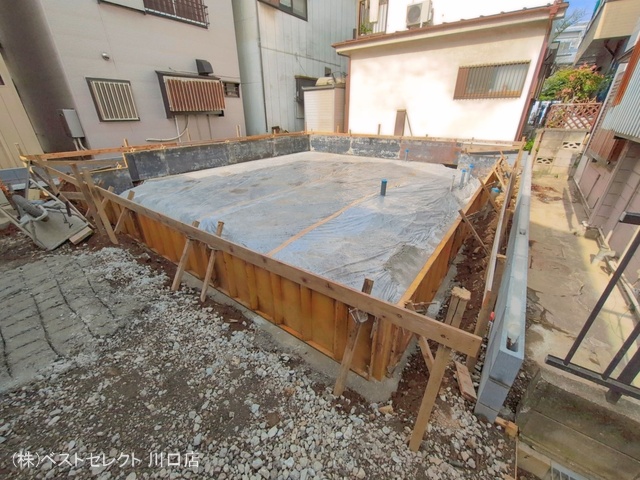 埼玉県蕨市北町４丁目の新築戸建て基礎写真 2026年4月16日撮影