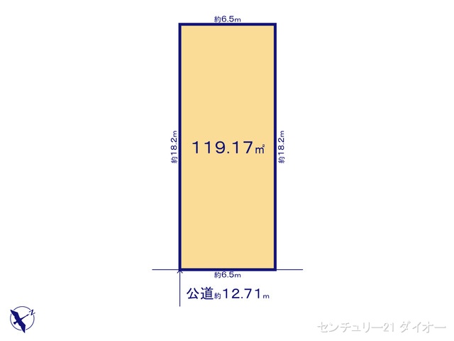 東京都葛飾区白鳥4丁目の土地 区画図 ※図面と異なる場合は現況を優先