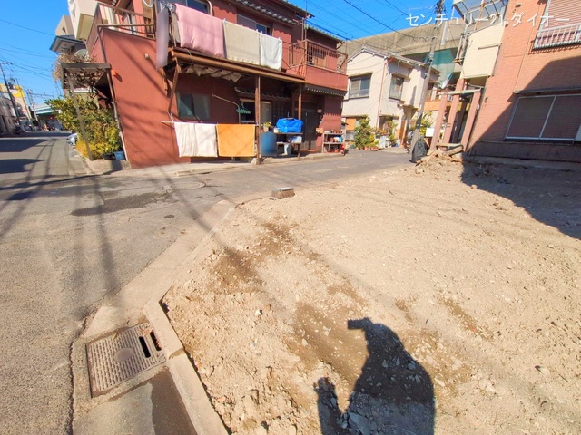 東京都江戸川区東葛西4丁目の新築戸建て更地・土地写真 2025年2月24日撮影