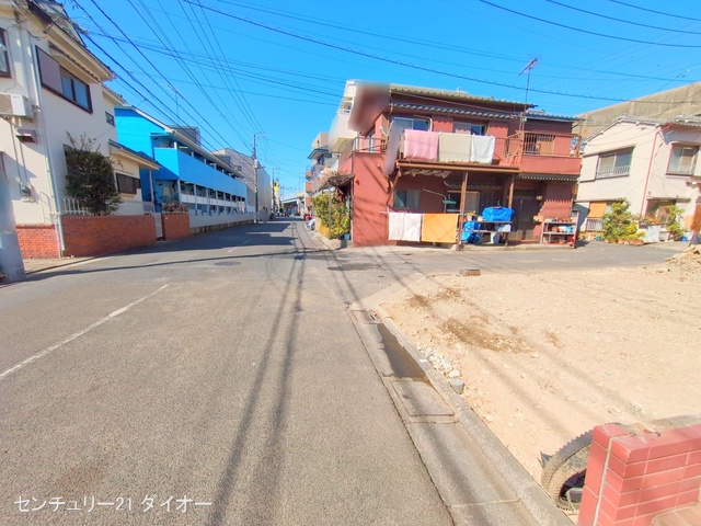 東京都江戸川区東葛西4丁目の新築戸建て更地・土地写真 2025年2月24日撮影