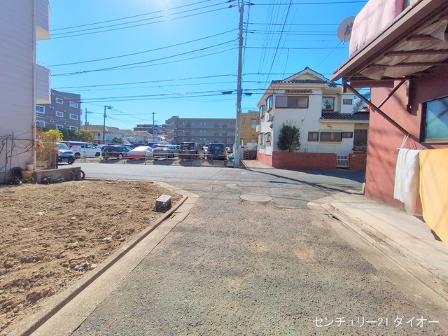 東京都江戸川区東葛西4丁目の新築戸建て更地・土地写真 2025年2月24日撮影