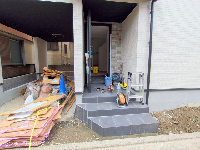 東京都江戸川区東葛西4丁目の新築戸建て外構写真 2025年5月26日撮影