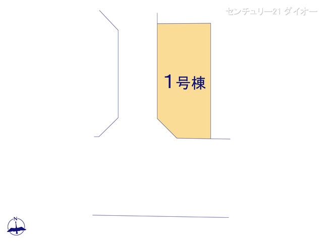 東京都江戸川区東葛西4丁目の新築戸建て全体区画図 ※図面と異なる場合は現況を優先