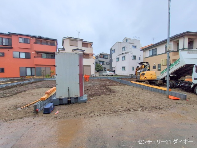 東京都江戸川区江戸川1丁目の新築戸建て更地・土地写真 2025年3月31日撮影