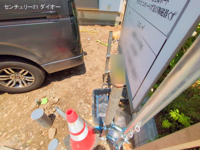 東京都江戸川区江戸川1丁目の新築戸建て外構写真 2025年6月16日撮影