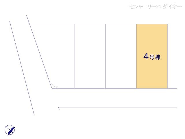 東京都江戸川区江戸川1丁目の新築戸建て全体区画図 ※図面と異なる場合は現況を優先