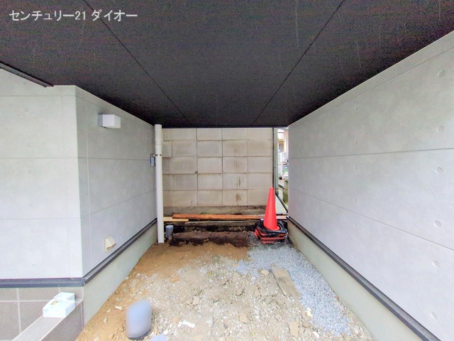 東京都葛飾区金町4丁目の新築戸建て外構写真 2025年5月5日撮影