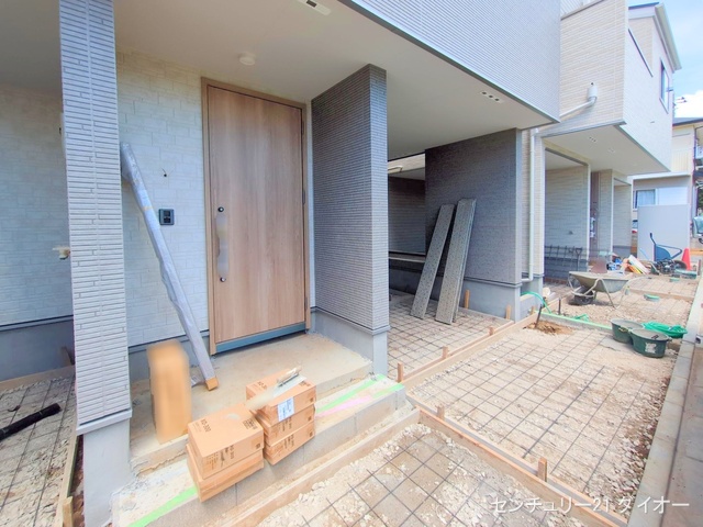 東京都江戸川区北小岩7丁目の新築戸建て外構写真 2025年7月17日撮影