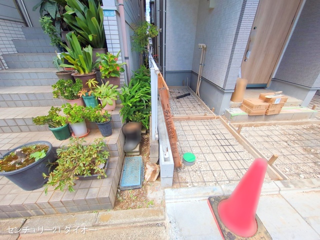 東京都江戸川区北小岩7丁目の新築戸建て外構写真 2025年7月17日撮影