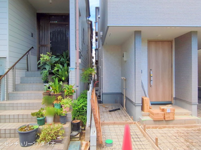 東京都江戸川区北小岩7丁目の新築戸建て外構写真 2025年7月17日撮影