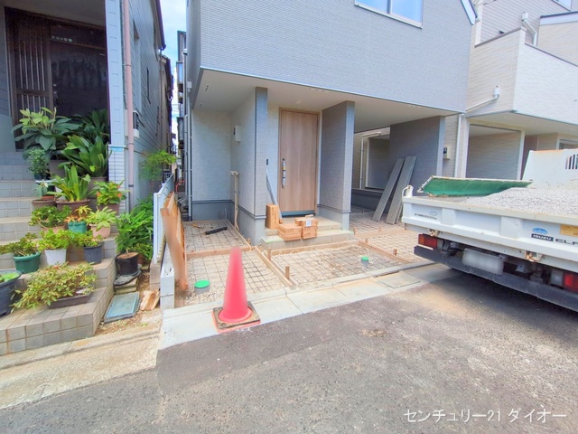 東京都江戸川区北小岩7丁目の新築戸建て外構写真 2025年7月17日撮影