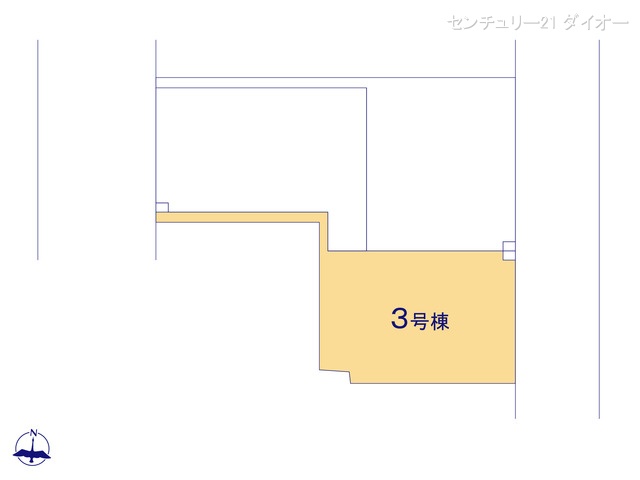 東京都江戸川区北小岩7丁目の新築戸建て全体区画図 ※図面と異なる場合は現況を優先