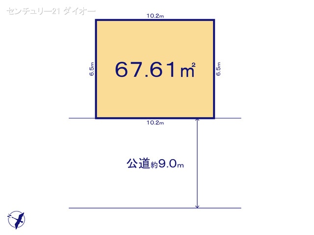東京都葛飾区金町2丁目の土地 区画図 ※図面と異なる場合は現況を優先
