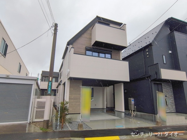 東京都江戸川区鹿骨1丁目の新築戸建て完成写真 2026年2月24日撮影