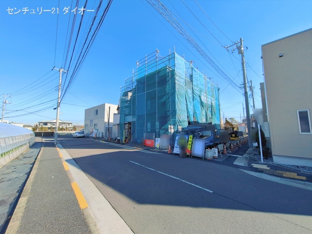 東京都江戸川区鹿骨1丁目の新築戸建てシート写真 2026年1月7日撮影