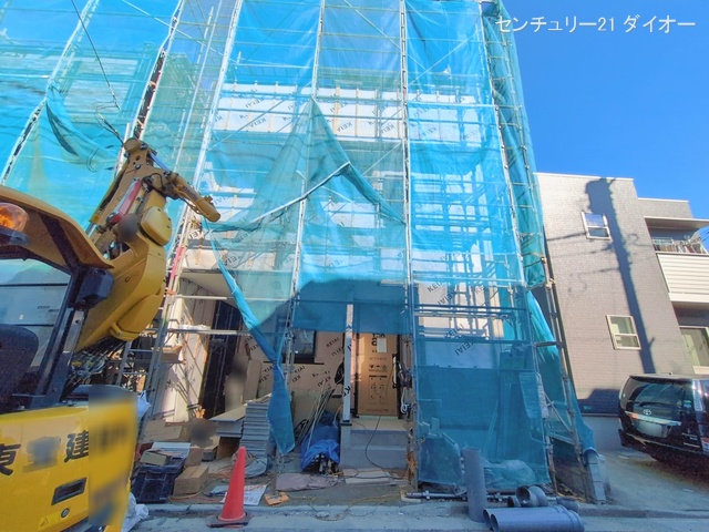 東京都江戸川区鹿骨１丁目の新築戸建てシート写真 2026年1月7日撮影