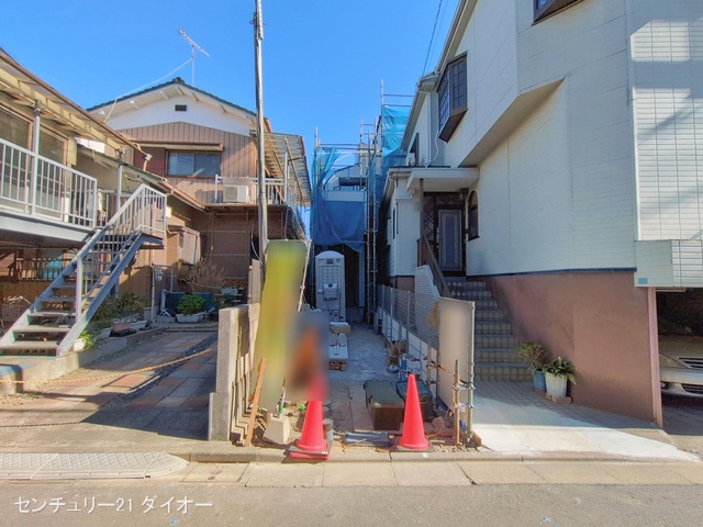 東京都江戸川区大杉4丁目の新築戸建てシート写真 2026年2月2日撮影