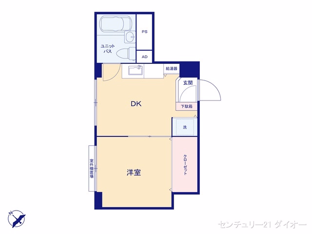 中古マンション キャッスルマンション新小岩 間取図