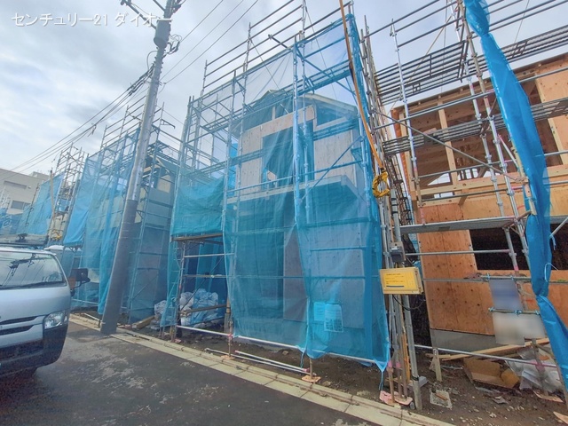 東京都葛飾区水元３丁目の新築戸建て上棟写真 2026年2月16日撮影