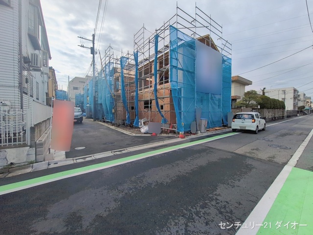 東京都葛飾区水元３丁目の新築戸建て上棟写真 2026年2月16日撮影