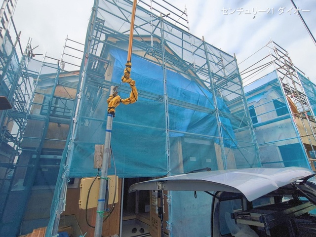 東京都葛飾区水元3丁目の新築戸建て上棟写真 2026年2月16日撮影