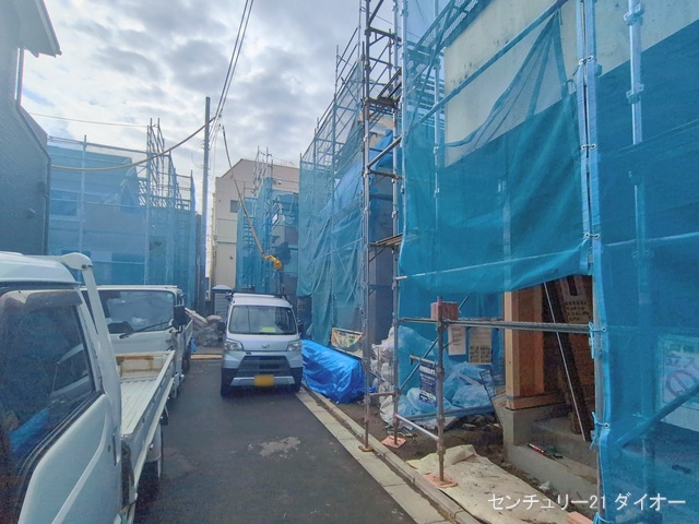 東京都葛飾区水元3丁目の新築戸建て上棟写真 2026年2月16日撮影