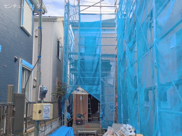 東京都葛飾区水元３丁目の新築戸建て上棟写真 2026年2月16日撮影