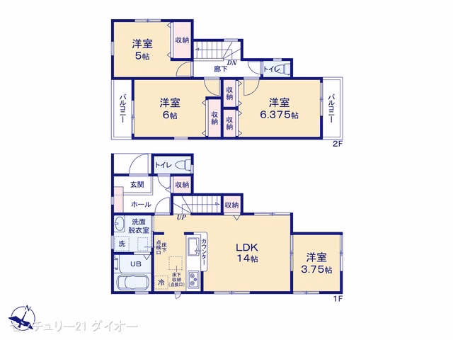 江戸川区篠崎町3丁目（戸建）05 間取図