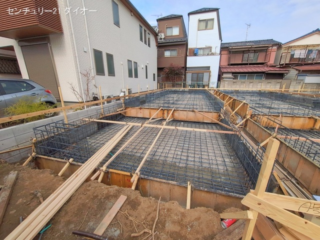 東京都江戸川区北小岩７丁目の新築戸建て基礎写真 2026年2月19日撮影