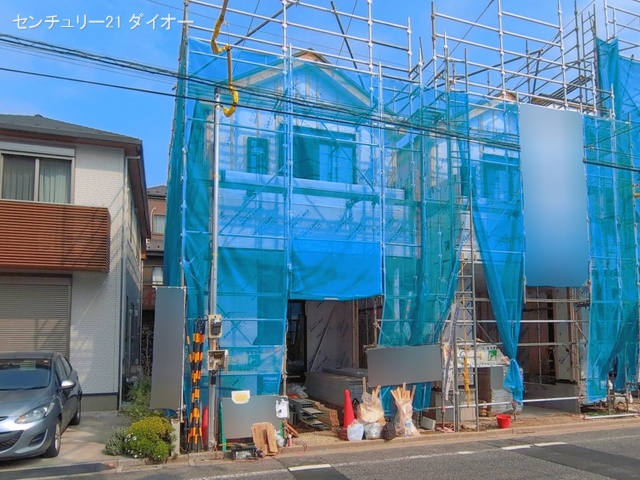 東京都江戸川区北小岩７丁目の新築戸建てシート写真 2026年3月29日撮影