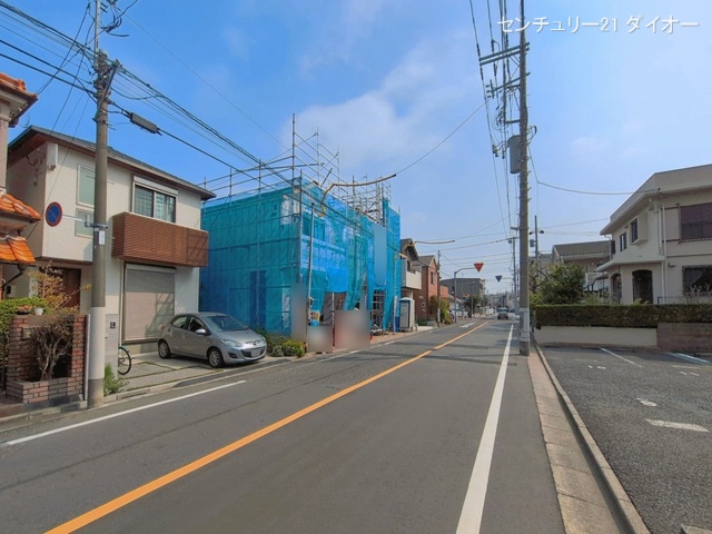 東京都江戸川区北小岩７丁目の新築戸建てシート写真 2026年3月29日撮影