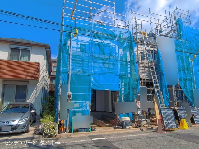 東京都江戸川区北小岩７丁目の新築戸建てシート写真 2026年4月15日撮影