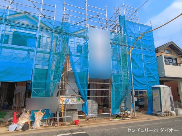 東京都江戸川区北小岩７丁目の新築戸建てシート写真 2026年3月29日撮影